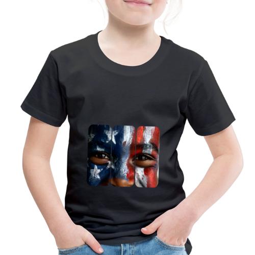 USA: Three Panels of Pride - Toddler Premium T-Shirt