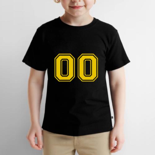 Number 00 in a classic athletic collegiate font - Toddler Premium T-Shirt