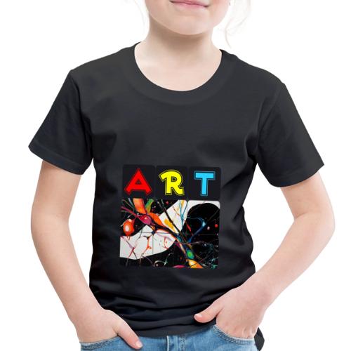 Art in Motion: Color Unleashed - Toddler Premium T-Shirt
