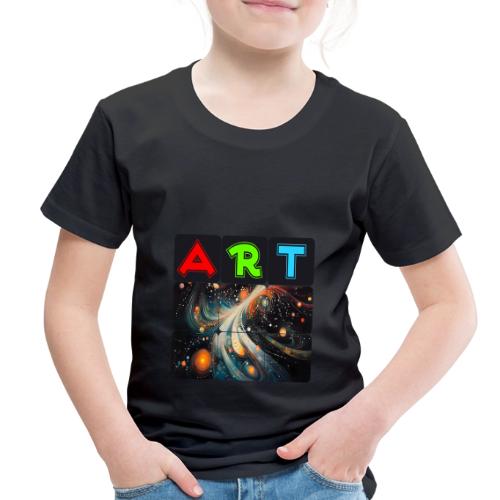 Swirls of Colorful Art - Toddler Premium T-Shirt