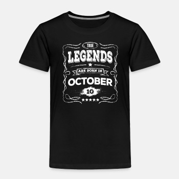True legends are born in October - Toddler T-shirt