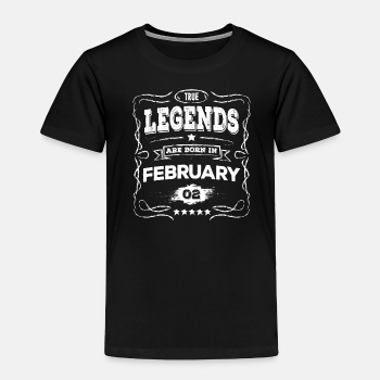 True legends are born in February - Toddler T-shirt