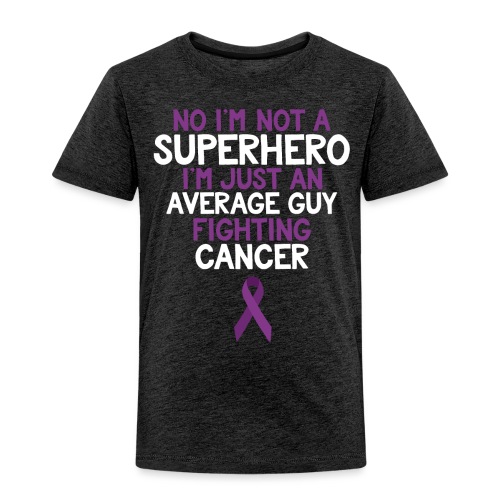 Cancer Superhero Guy Men - Toddler Premium T-Shirt