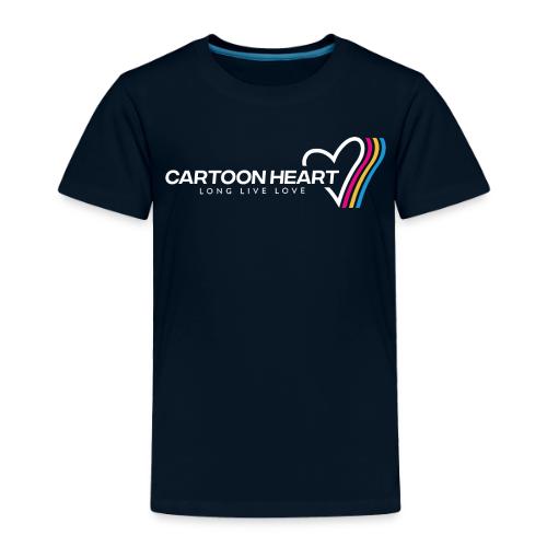 Cartoon Heart Logo Range - Toddler Premium T-Shirt