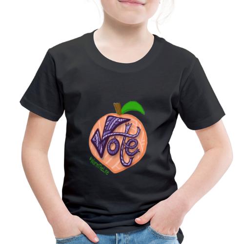 Transparent Background - Vote Peach with WTL - Toddler Premium T-Shirt