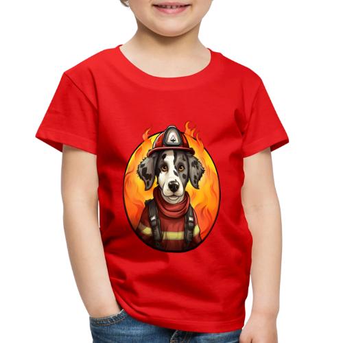 Dog Firefighter - Toddler Premium T-Shirt