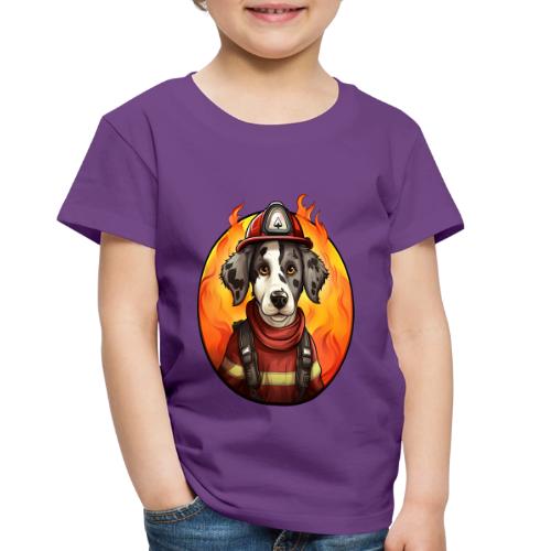 Dog Firefighter - Toddler Premium T-Shirt