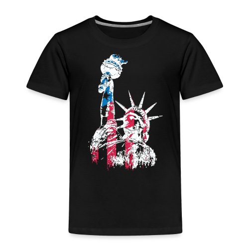 Liberty Filled Flag Funny Logo Gift - Toddler Premium T-Shirt