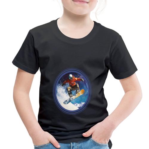 Snowboarding Rush - Toddler Premium T-Shirt
