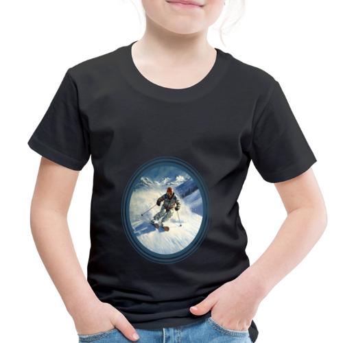 Skiing Power Moves - Toddler Premium T-Shirt