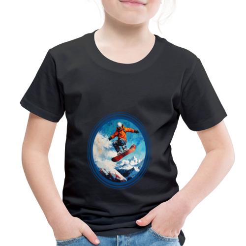 Snowboarding Vibes - Toddler Premium T-Shirt