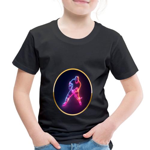 Hockey: Neon Ice Strike - Toddler Premium T-Shirt