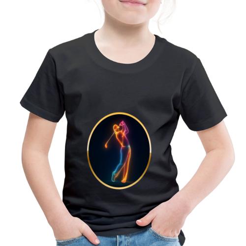 Neon Golf Motion - Toddler Premium T-Shirt
