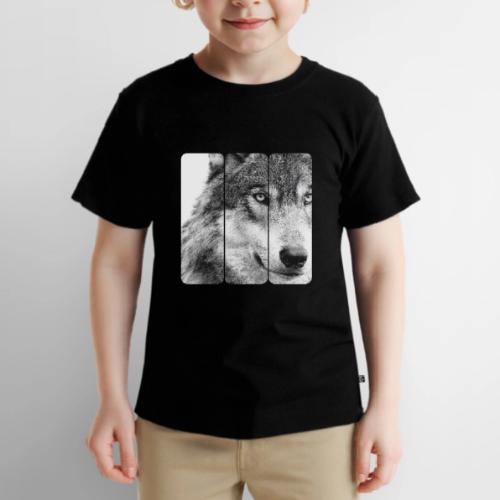 Wolf Face Triptych: Silent Alpha - Toddler Premium T-Shirt