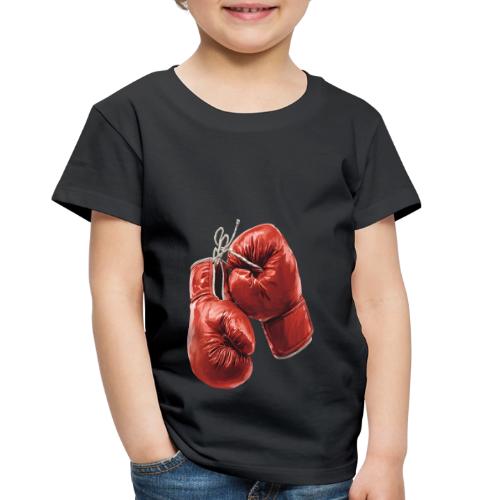 Boxing: Hanging Gloves Icon - Toddler Premium T-Shirt
