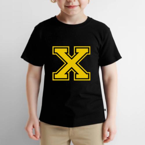 Letter X – Capital Athletic Alphabet Monogram - Toddler Premium T-Shirt