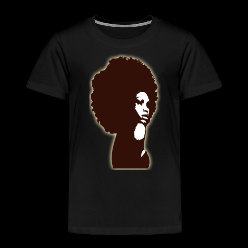 Brown Afro - Toddler Premium T-Shirt