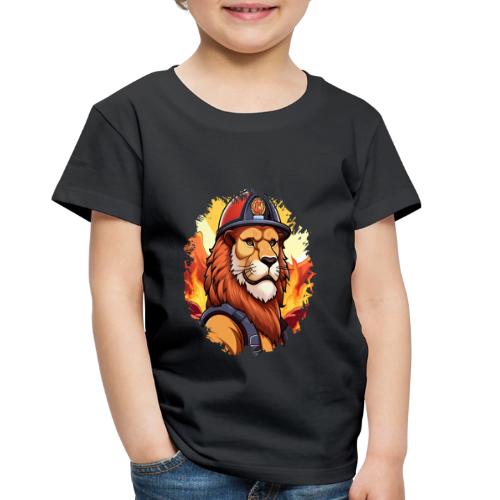 Fireman lion - Toddler Premium T-Shirt