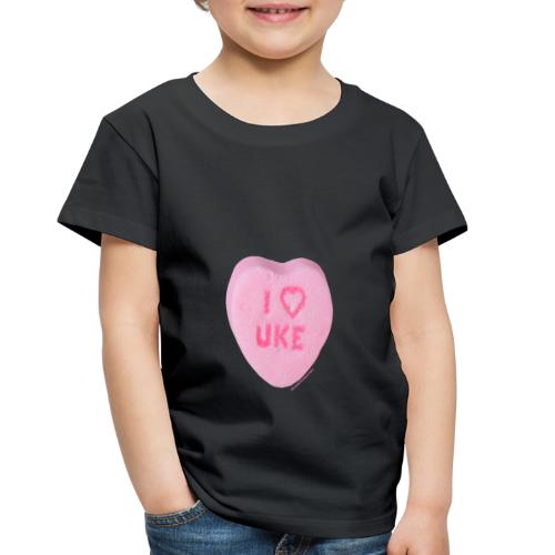 I Heart Uke - Toddler Premium T-Shirt