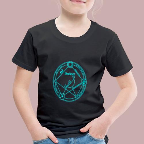 darknet logo cyan - Toddler Premium T-Shirt