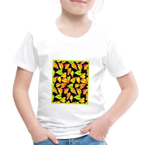 Neon Leaf Art Elegance - Toddler Premium T-Shirt