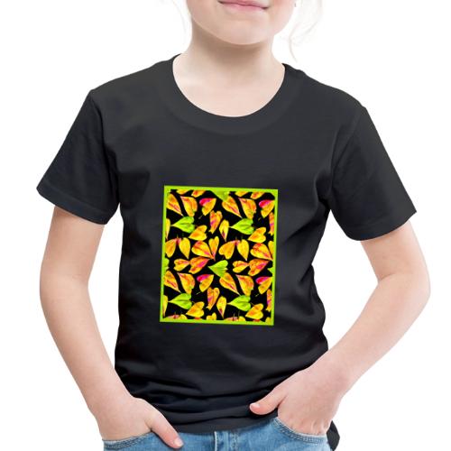 Neon Leaf Art Elegance - Toddler Premium T-Shirt