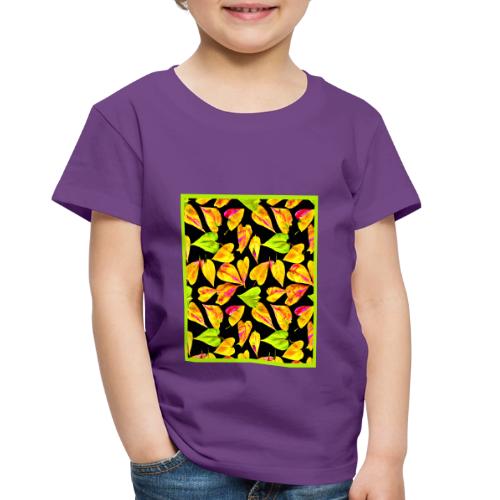 Neon Leaf Art Elegance - Toddler Premium T-Shirt