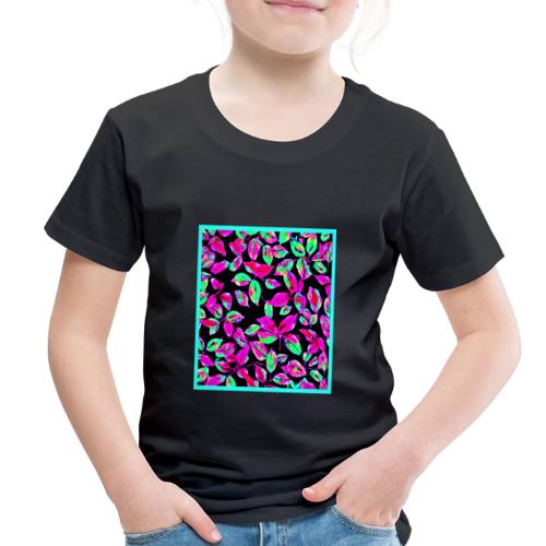 Vivid Neon Leaves: Color Symphony - Toddler Premium T-Shirt