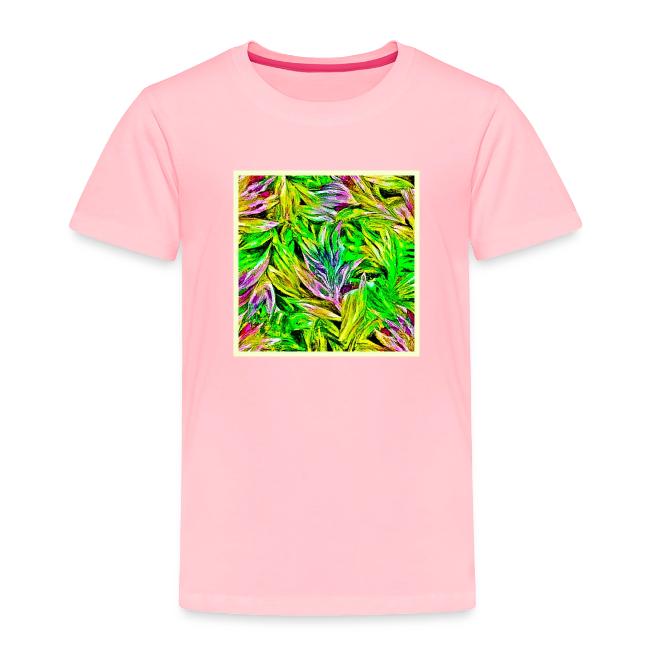 Vibrant Plant Strokes Design
