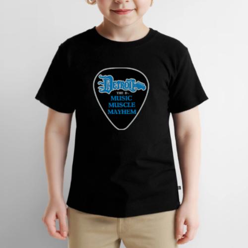 The D® Guitar Pick Blue Silver b - Toddler Premium T-Shirt