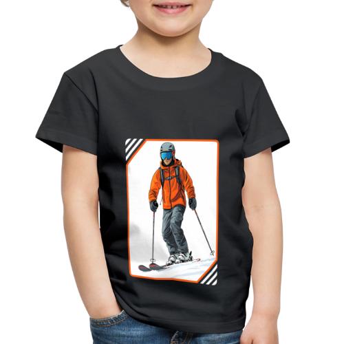 Skiing Thrill Ride - Toddler Premium T-Shirt