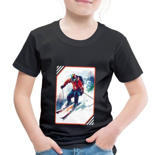 Skiing is Life - Toddler Premium T-Shirt