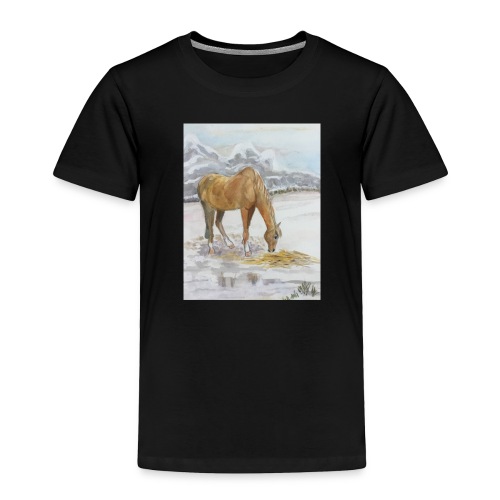 Horse grazing - Toddler Premium T-Shirt