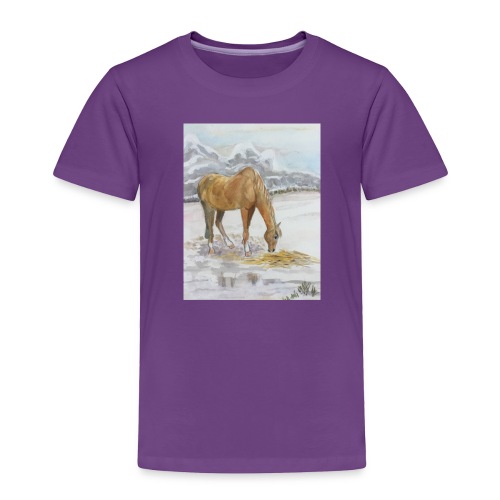 Horse grazing - Toddler Premium T-Shirt