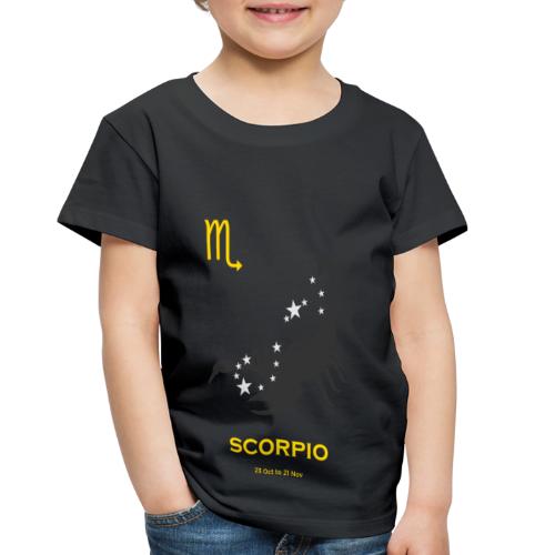Scorpio zodiac astrology horoscope - Toddler Premium T-Shirt