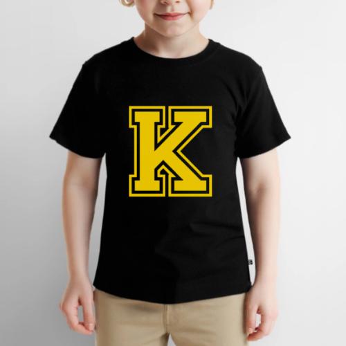 Letter k – Capital Athletic Alphabet Monogram - Toddler Premium T-Shirt