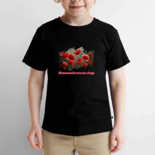 Remembrance Day with poppies - Toddler Premium T-Shirt
