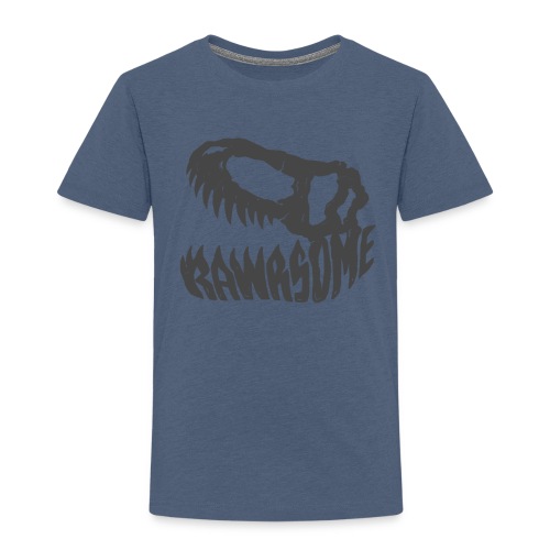 RAWRsome T Rex Skull by Beanie Draws - Toddler Premium T-Shirt