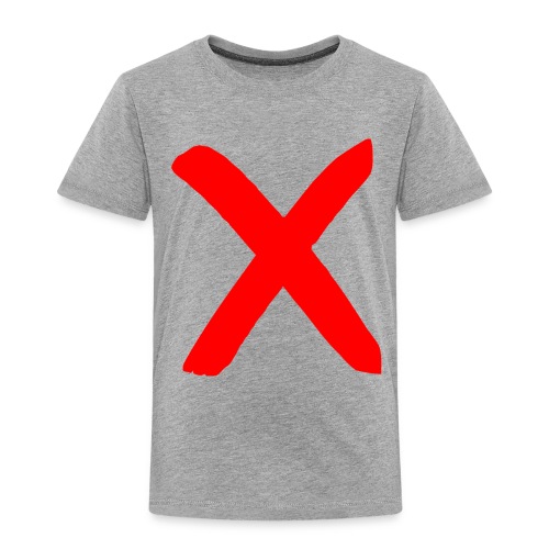 X, Big Red X - Toddler Premium T-Shirt