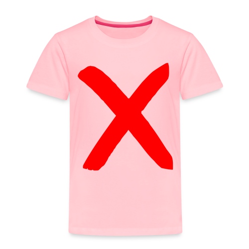 X, Big Red X - Toddler Premium T-Shirt