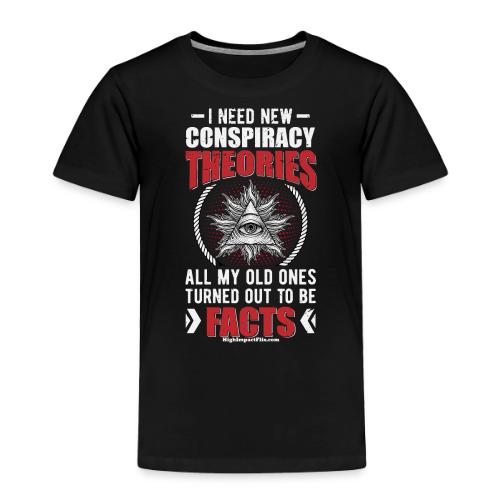 Conspiracy Theories Star for Dark Colors - Toddler Premium T-Shirt