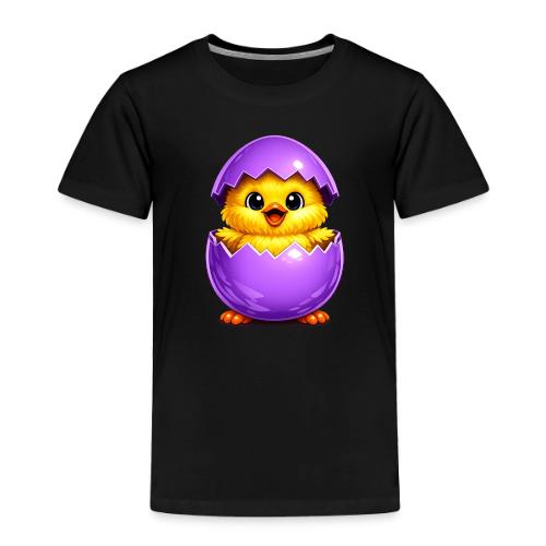 Easter Chick Purple - Toddler Premium T-Shirt