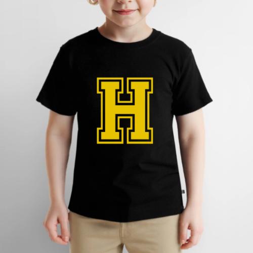 Letter H – Capital Athletic Alphabet Monogram - Toddler Premium T-Shirt