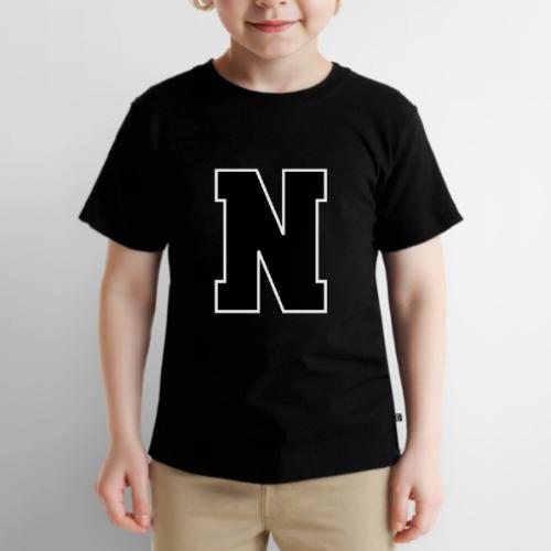 Varsity Letter N Athletic Font Graphic - Toddler Premium T-Shirt