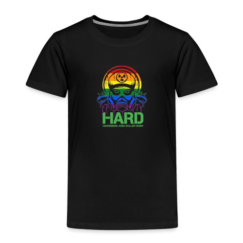 Rainbow Gasmask for Black - Toddler Premium T-Shirt