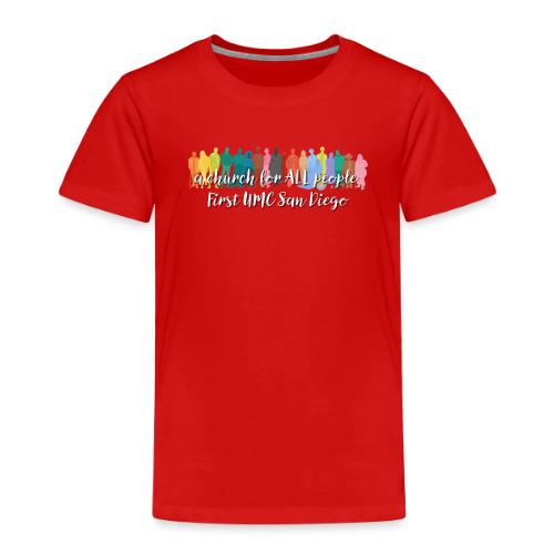a church for all people - with colorful graphic - Toddler Premium T-Shirt