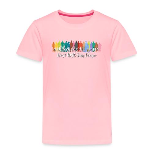 a church for all people - with colorful graphic - Toddler Premium T-Shirt
