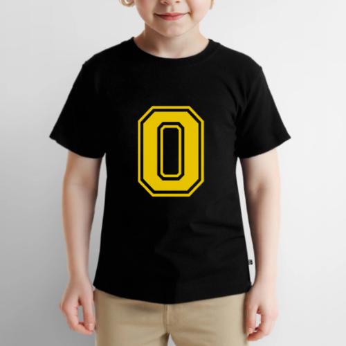 Letter O – Capital Athletic Alphabet Monogram - Toddler Premium T-Shirt