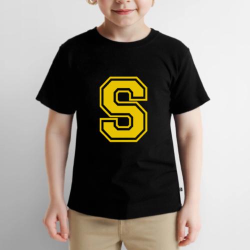 Letter S – Capital Athletic Alphabet Monogram - Toddler Premium T-Shirt