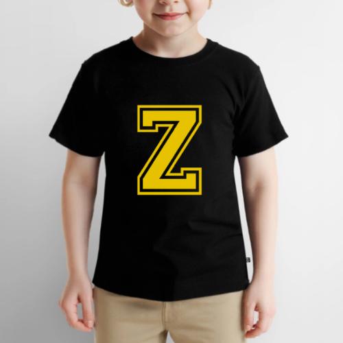 Letter Z – Capital Athletic Alphabet Monogram - Toddler Premium T-Shirt